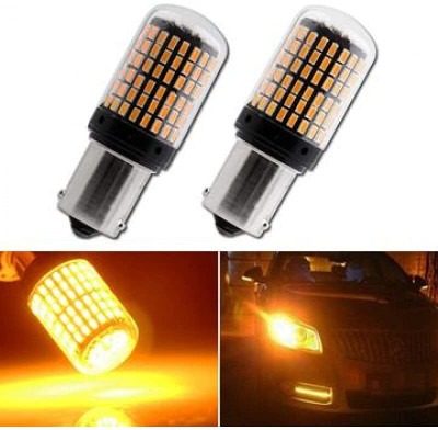 Gogna Mart Front, Rear Halogen Indicator Light for Universal For Car Universal For Car(Orange)