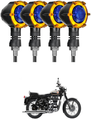 PRTEK Front, Rear LED Indicator Light for Royal Enfield 500(Multicolor)