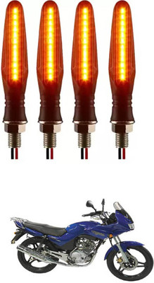 E-Shoppe Front, Rear, Side LED Indicator Light for Honda YBR 125(Yellow)