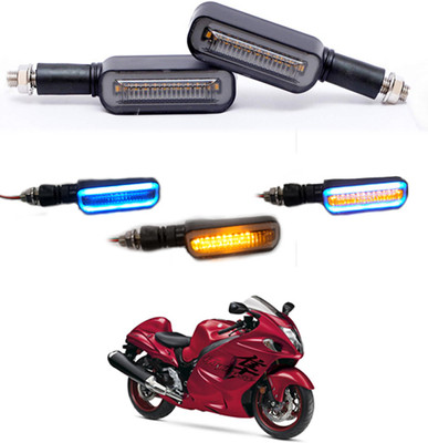 AYW Front LED Indicator Light for Suzuki Universal For Bike(Blue, Yellow)