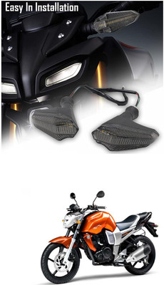 LOVMOTO Front, Rear LED Indicator Light for Yamaha FZ16(Blue, Yellow)