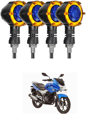 PRTEK Front, Rear LED Indicator Light for Bajaj Discover 125 DTS-i(Multicolor)