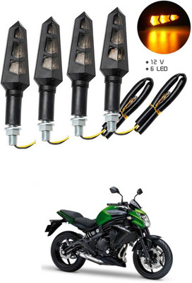 LOVMOTO Front, Rear LED Indicator Light for Kawasaki(Yellow)