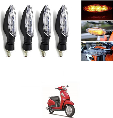 LOVMOTO Front, Rear LED Indicator Light for Suzuki Access SE(Multicolor)