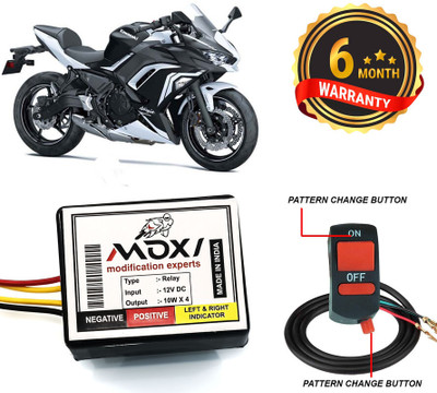 AUTO PEARL Front, Rear Flasher Indicator Light for Kawasaki Ninja