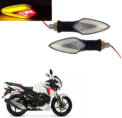 Vagary Front, Rear LED Indicator Light for TVS Apache RTR 160(Red, Yellow)