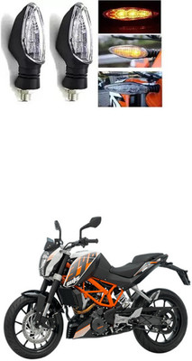 PRTEK Front, Rear LED Indicator Light for Universal For Bike Duke 390(Multicolor)