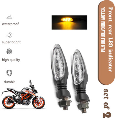 Allowing Front, Rear LED Indicator Light for KTM Duke 190, Duke 200(Yellow)