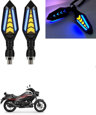 SRPHERE Front, Rear LED Indicator Light for Suzuki Universal For Bike(Amber, Blue)