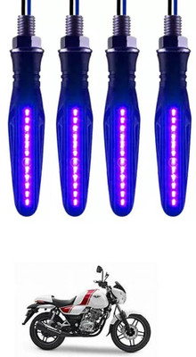 E-Shoppe Front, Rear, Side LED Indicator Light for Bajaj V 150(Blue)
