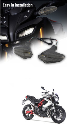 LOVMOTO Side LED Indicator Light for Universal For Bike(Amber)