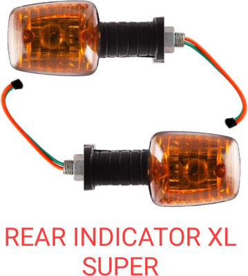 SAM Rear Halogen Indicator Light for TVS Heavy Duty Super XL, Super XL(Orange)