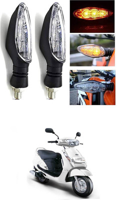LOVMOTO Front, Rear LED Indicator Light for Mahindra Duro DZ(Multicolor)