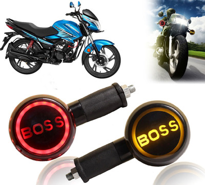 AUTO PEARL Side LED Indicator Light for Hero Glamour(Yellow, Red)