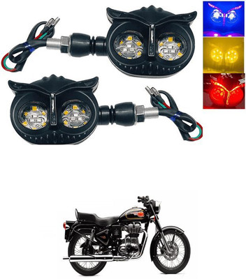 JMA TRADING Front, Rear LED Indicator Light for Bajaj Discover 125 DTS-i(Yellow, Blue)