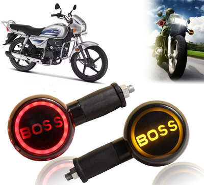 AUTO PEARL Side LED Indicator Light for Hero Splendor Plus(Yellow, Red)