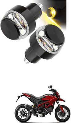 LOVMOTO Front LED Indicator Light for Hero Hunk(White, Orange)