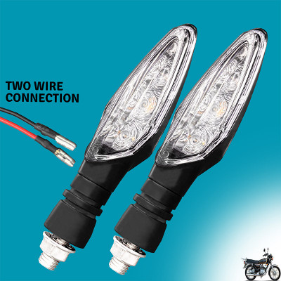 Shopland Front, Rear LED Indicator Light for Yamaha RX-135(Amber)
