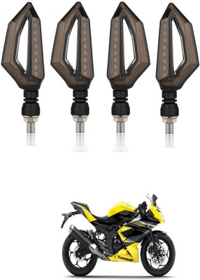 PRTEK Front, Rear LED Indicator Light for Kawasaki Ninja(Multicolor)