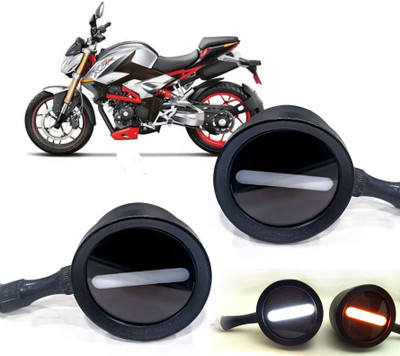 AUTO PEARL Front LED Indicator Light for Hero(White, Yellow)