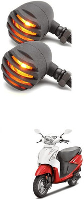 GONAMA Front, Rear LED Indicator Light for TVS Phoenix 125(Yellow)