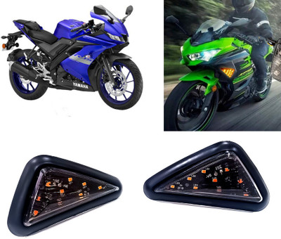 AUTO PEARL Side LED Indicator Light for Yamaha YZF R15(Yellow)