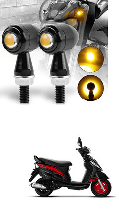 LOVMOTO Front, Rear LED Indicator Light for Mahindra Rodeo RZ(Yellow)