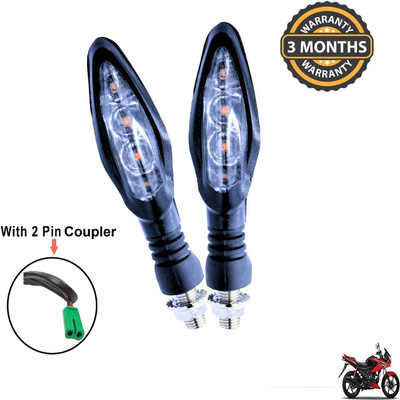 Generox Front, Rear LED Indicator Light for Honda CBF Stunner(Yellow)