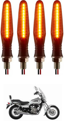 E-Shoppe Front, Rear, Side LED Indicator Light for Bajaj Universal For Bike(Yellow)