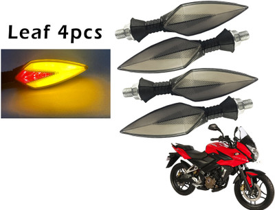 Generox Front, Rear LED Indicator Light for Bajaj Pulsar 200 AS(Red, Yellow)