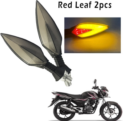 Generox Front, Rear, Side LED Indicator Light for Bajaj Discover 125 M(Red, Yellow)