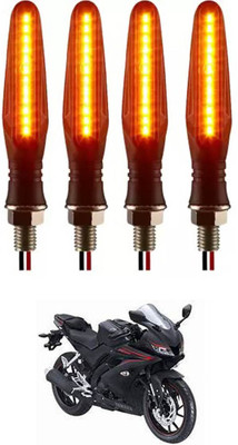 E-Shoppe Front, Rear, Side LED Indicator Light for Yamaha R15 V3(Yellow)