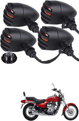 LOVMOTO Front, Rear LED Indicator Light for Bajaj Avenger 220 DTS-i(Yellow)