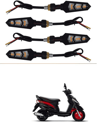 LOVMOTO Side LED Indicator Light for Mahindra Rodeo RZ(Amber)