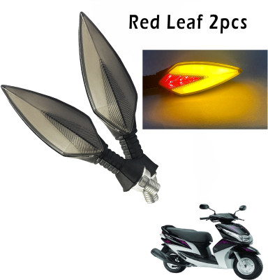 Generox Front, Rear, Side LED Indicator Light for Yamaha Ray(Red, Yellow)
