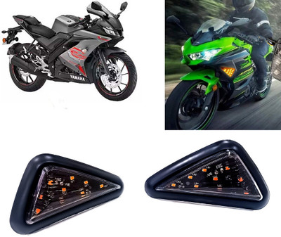 AUTO PEARL Side LED Indicator Light for Yamaha YZF R15(Yellow)