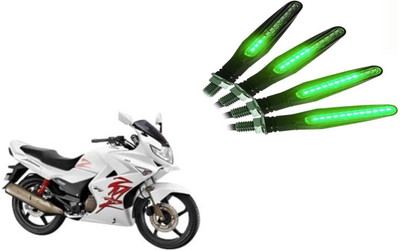 Buras Front, Rear LED Indicator Light for Hero Karizma(Green)