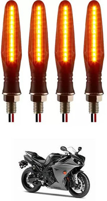 E-Shoppe Front, Rear, Side LED Indicator Light for Yamaha YZF R1(Yellow)