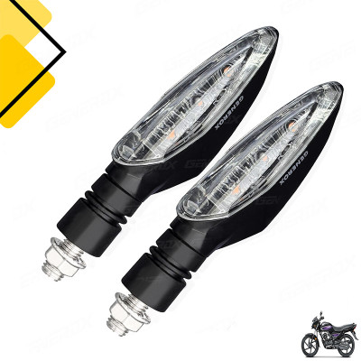 Generox Front, Rear LED Indicator Light for Honda Dream Neo(Amber)