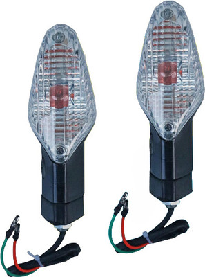 anmol enterprises Side Halogen Indicator Light for Hero Hunk, Glamour(Orange)