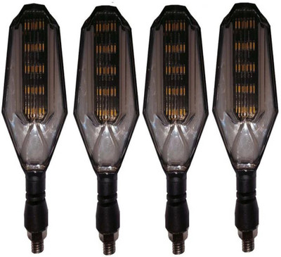 BXtremeZ Side, Front, Rear LED Indicator Light for Yamaha FZ S(Amber, Blue)