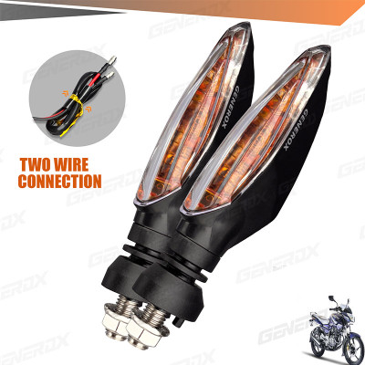 Generox Front, Rear, Side LED Indicator Light for Bajaj Pulsar 135 LS(Yellow)