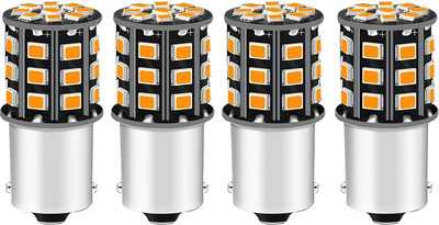 Delhismart Front, Rear LED Indicator Light for Universal For Bike, Universal For Car Universal For Bike, Universal For Car(Yellow)