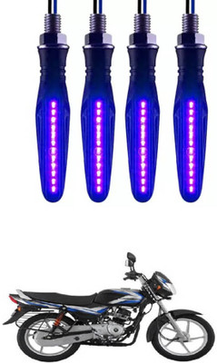 E-Shoppe Front, Rear, Side LED Indicator Light for Bajaj CT 100(Blue)