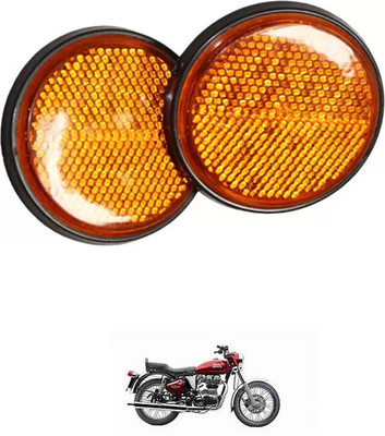 E-Shoppe Front, Rear, Side LED Indicator Light for Royal Enfield Twin spark(Orange)