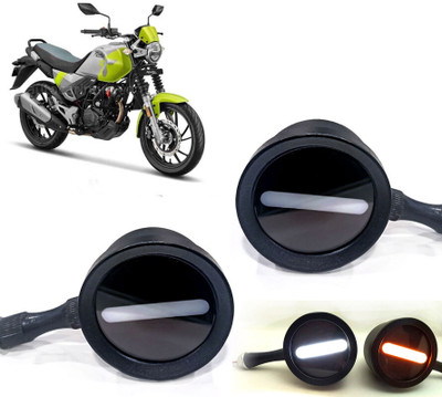 AUTO PEARL Front LED Indicator Light for Hero XPULSE 200 4V(White, Yellow)