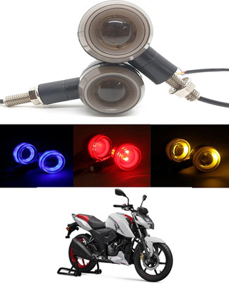 MSNP Front LED Indicator Light for TVS Universal For Bike(Blue, Yellow, Red)