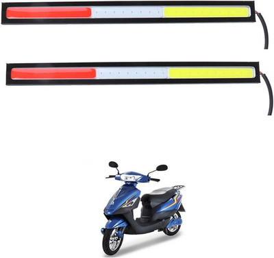 GONAMA Front, Rear LED Indicator Light for Universal For Bike Star(Multicolor)