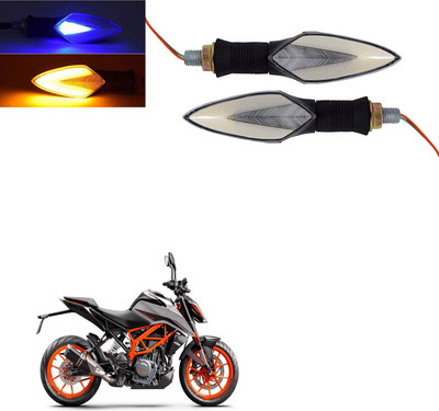 Vagary Front, Rear LED Indicator Light for KTM RC 390(Blue, Yellow)