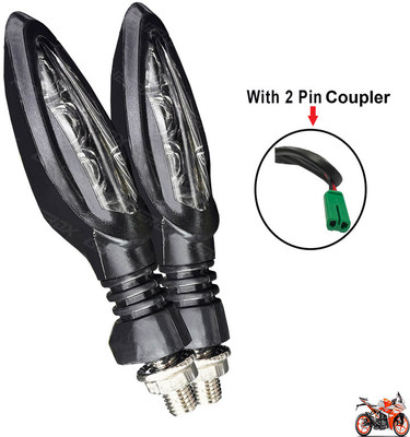 Generox Front, Rear LED Indicator Light for KTM Duke RC 200(Yellow)